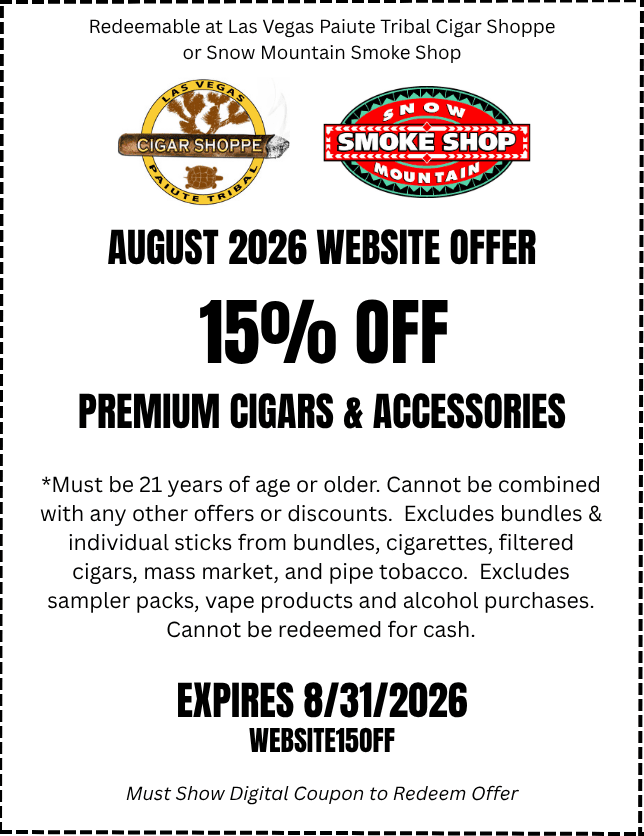 15% Off Premium Cigars & Accessories coupon