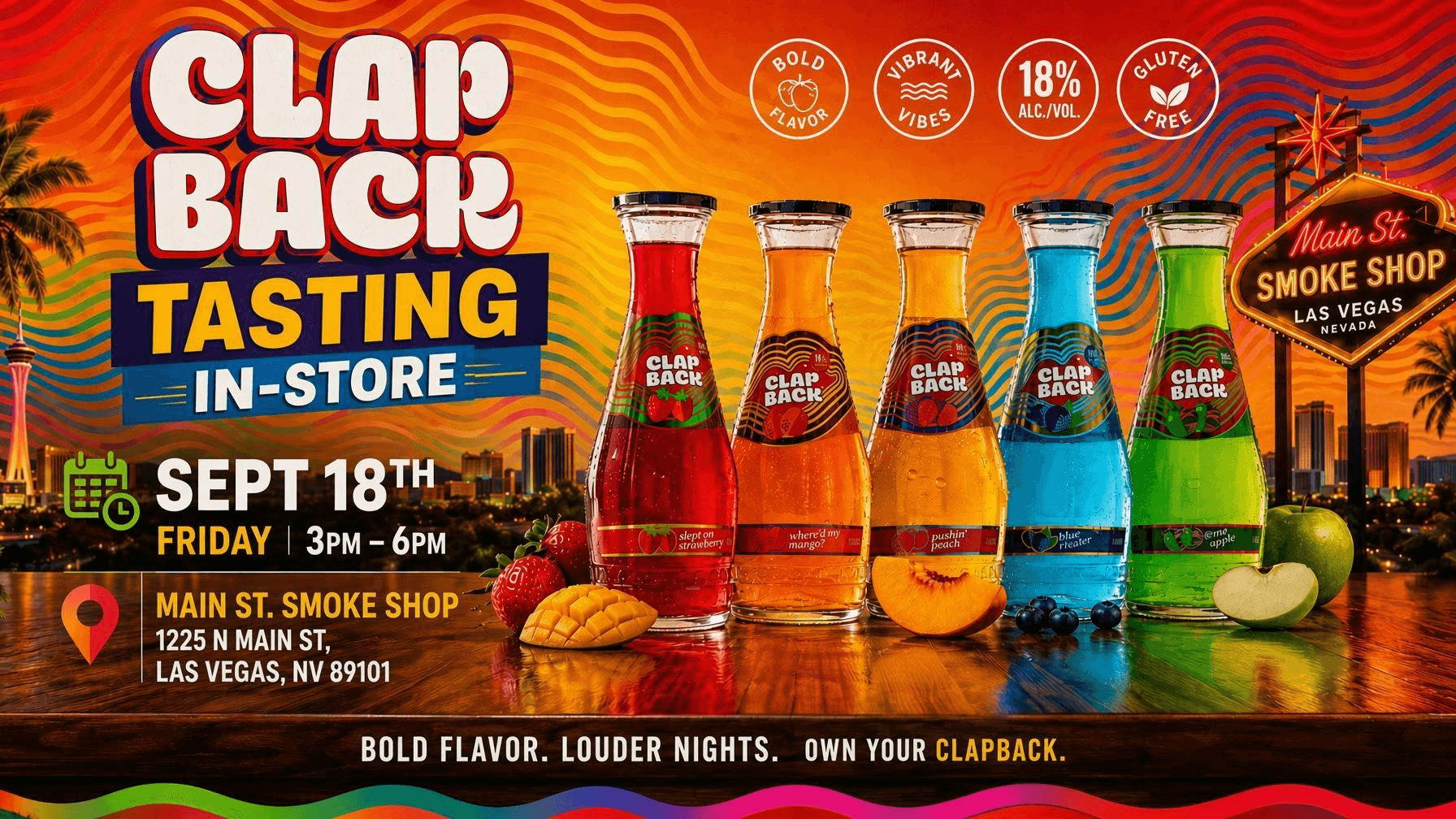 Clap Back Tasting In-Store - image 1