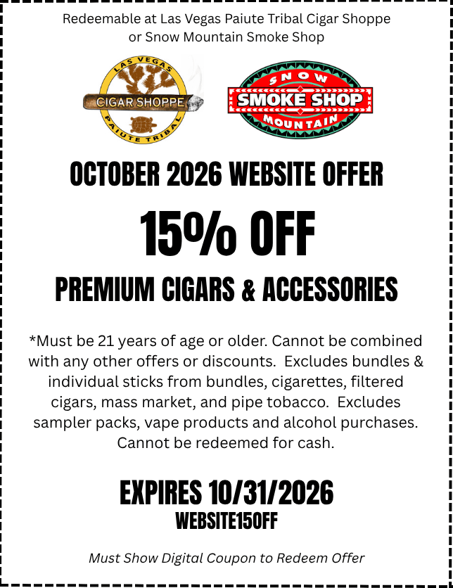15% Off Premium Cigars & Accessories coupon