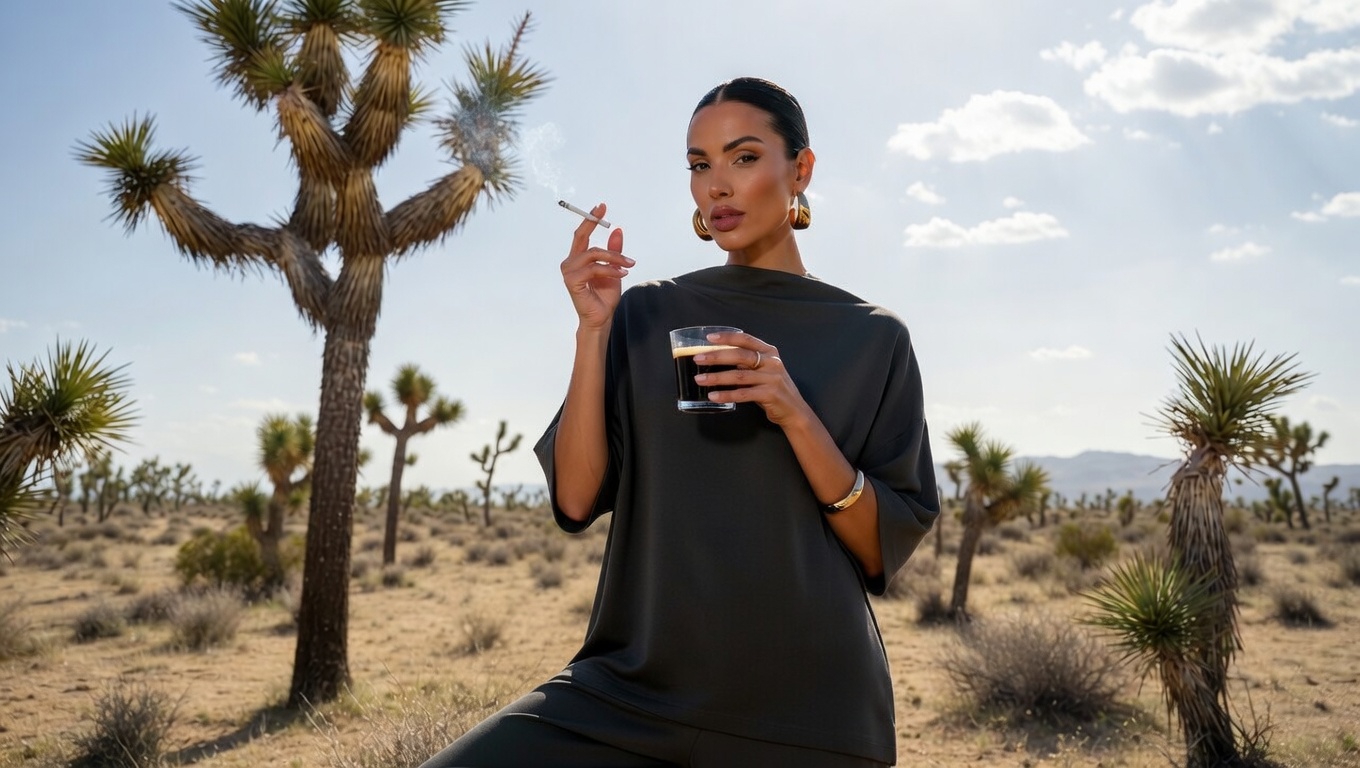 Snow Mountain Smoke Shop hero - desert landscape